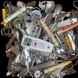 120 vintage bottle openers lot